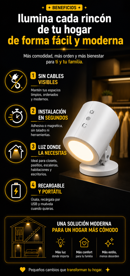 Lampara LED NoctaGlow
