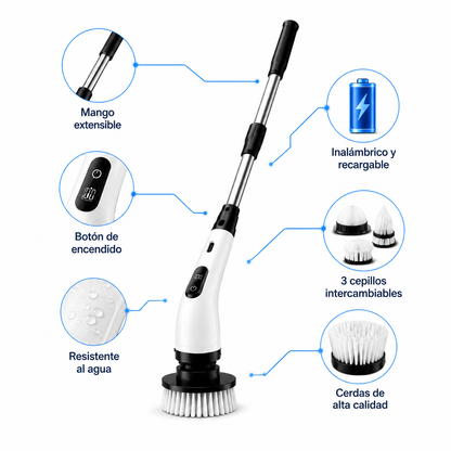 PAGA 1 LLEVA 2 Cepillo extensible 7 en 1 TurboClean
